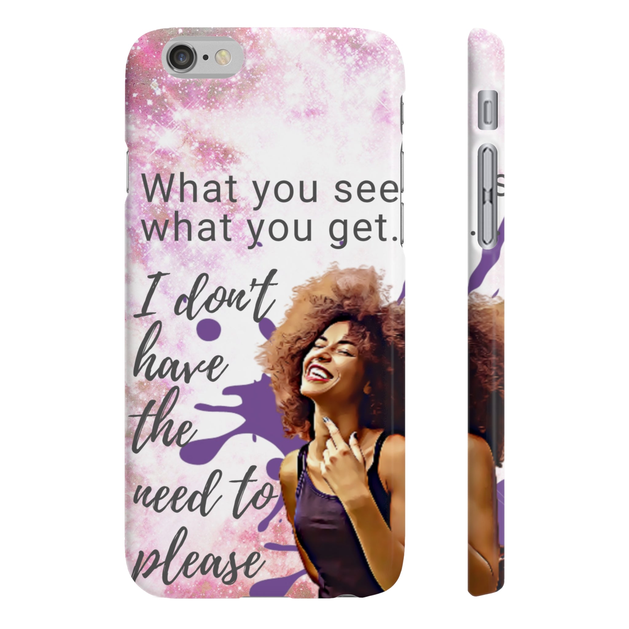What You See Slim Phone Case