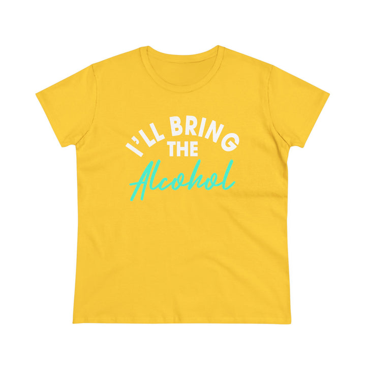 Bring Alcohol Women's Heavy Cotton Tee - Beguiling Phenix Boutique