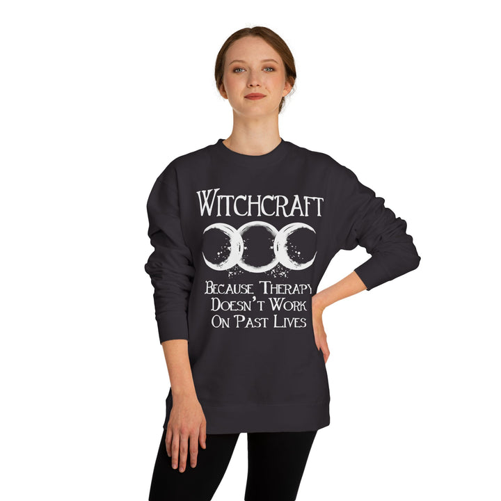 Witchcraft Sweatshirt – Unisex Crew Neck with Therapy Quote - Beguiling Phenix Boutique