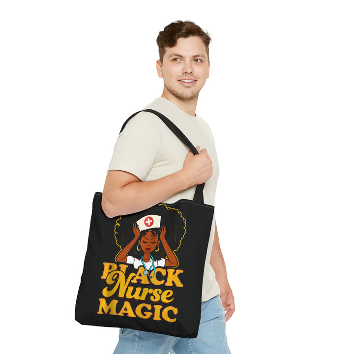 Black Nurse Magic Tote Bag - Beguiling Phenix Boutique