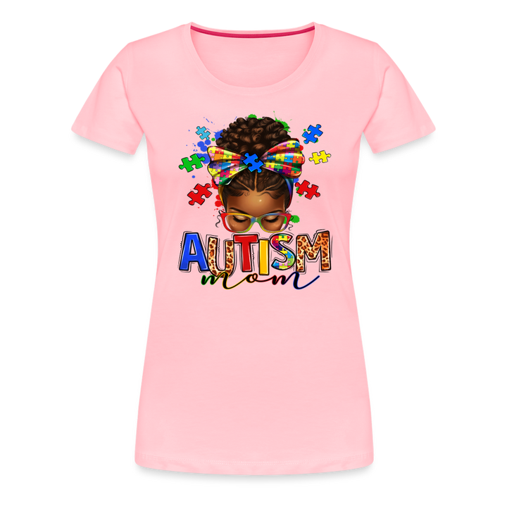 Autism Mom Women’s Premium Shirt - pink
