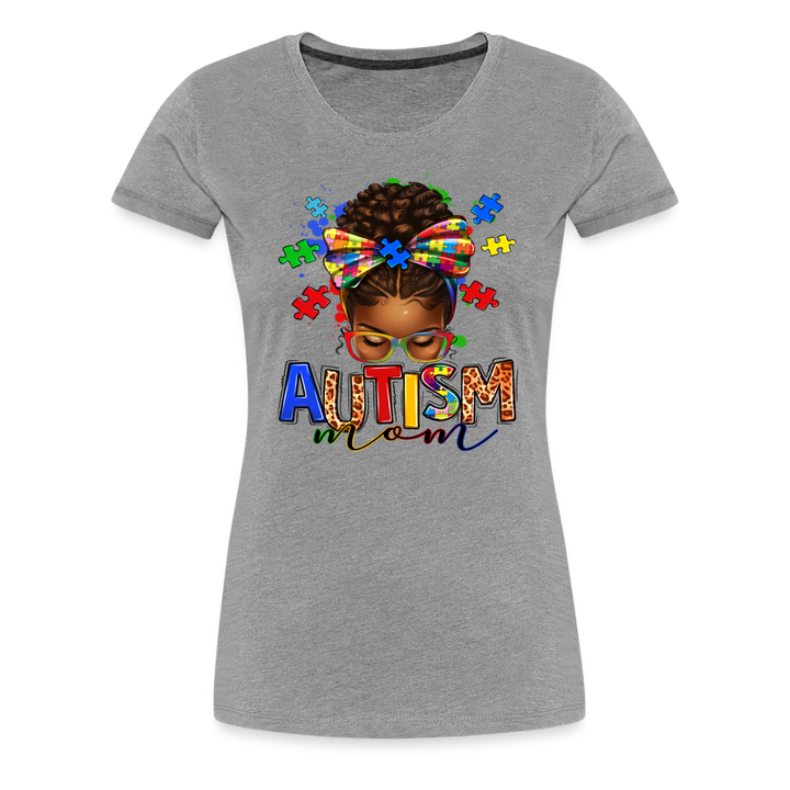 Autism Mom Women’s Premium Shirt - heather gray