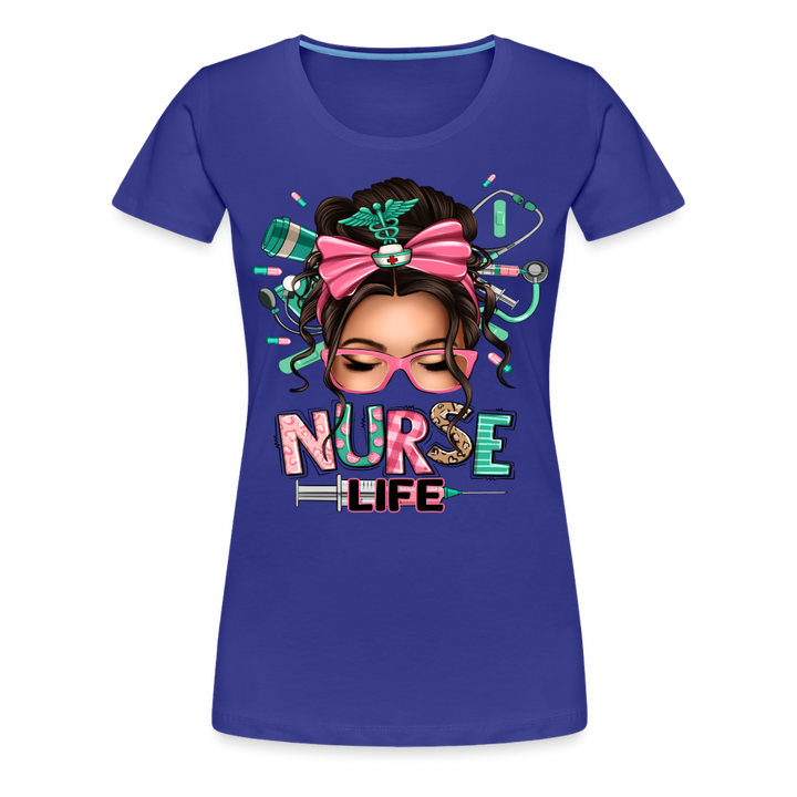 Nurse Life Women’s Premium Shirt - royal blue