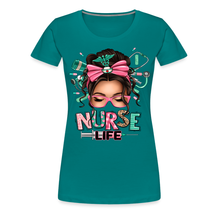 Nurse Life Women’s Premium Shirt - teal
