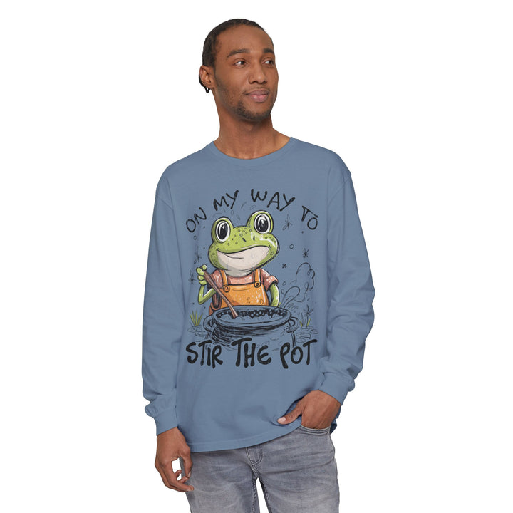 On My Way To Stir the Pot Long Sleeve T-Shirt - Beguiling Phenix Boutique