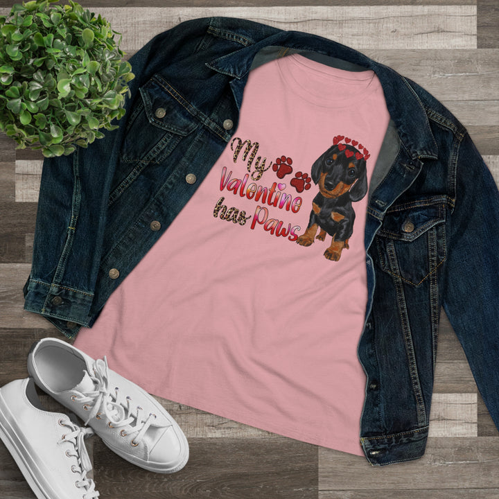 Valentine Has Paws Women's Premium Tee - Beguiling Phenix Boutique