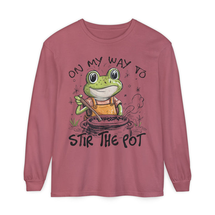 On My Way To Stir the Pot Long Sleeve T-Shirt - Beguiling Phenix Boutique