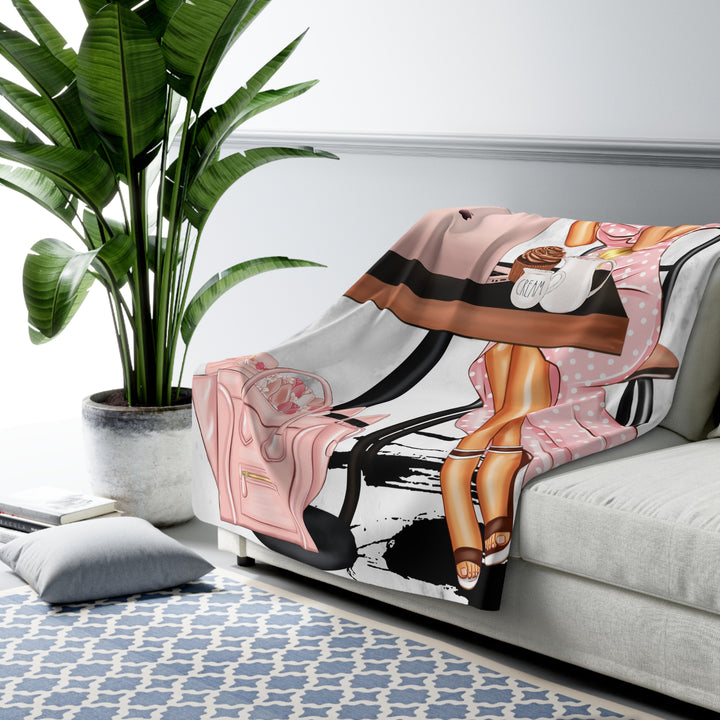 Coffee & Goals Fleece Blanket - Beguiling Phenix Boutique