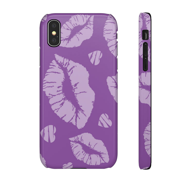 Purple Lips Phone Snap Cases - Beguiling Phenix Boutique