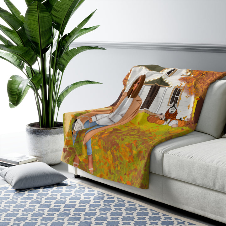For The Love Of Fall Fleece Blanket - Beguiling Phenix Boutique