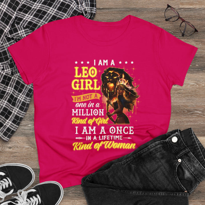Leo Girl Women's Heavy Cotton Tee - Beguiling Phenix Boutique