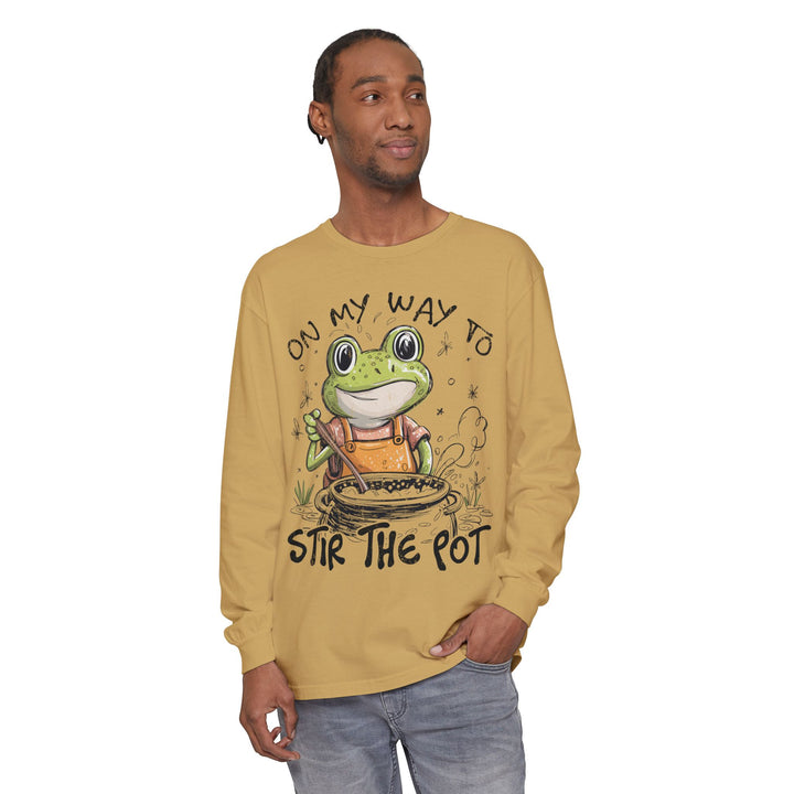 On My Way To Stir the Pot Long Sleeve T-Shirt - Beguiling Phenix Boutique