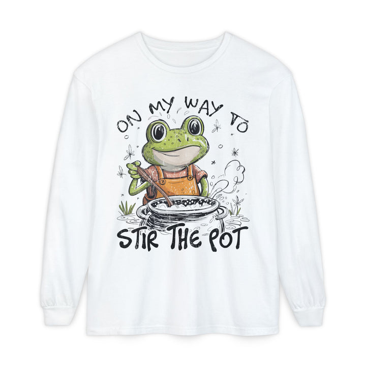 On My Way To Stir the Pot Long Sleeve T-Shirt - Beguiling Phenix Boutique