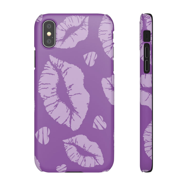 Purple Lips Phone Snap Cases - Beguiling Phenix Boutique