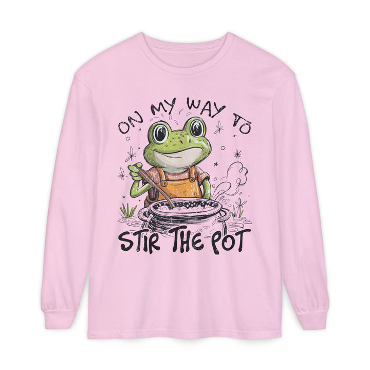 On My Way To Stir the Pot Long Sleeve T-Shirt - Beguiling Phenix Boutique