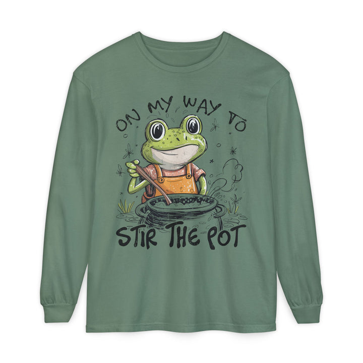 On My Way To Stir the Pot Long Sleeve T-Shirt - Beguiling Phenix Boutique