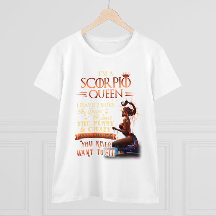 Scorpio Queen Women's Heavy Cotton Tee - Beguiling Phenix Boutique