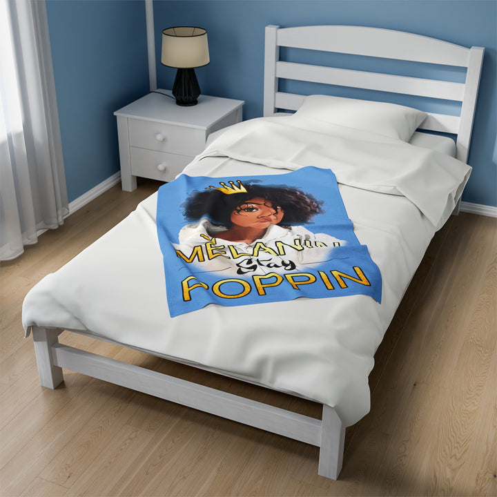 Melanin Stay Popping Plush Blanket - Beguiling Phenix Boutique