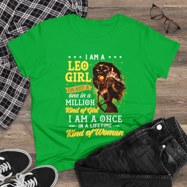 Leo Girl Women's Heavy Cotton Tee - Beguiling Phenix Boutique