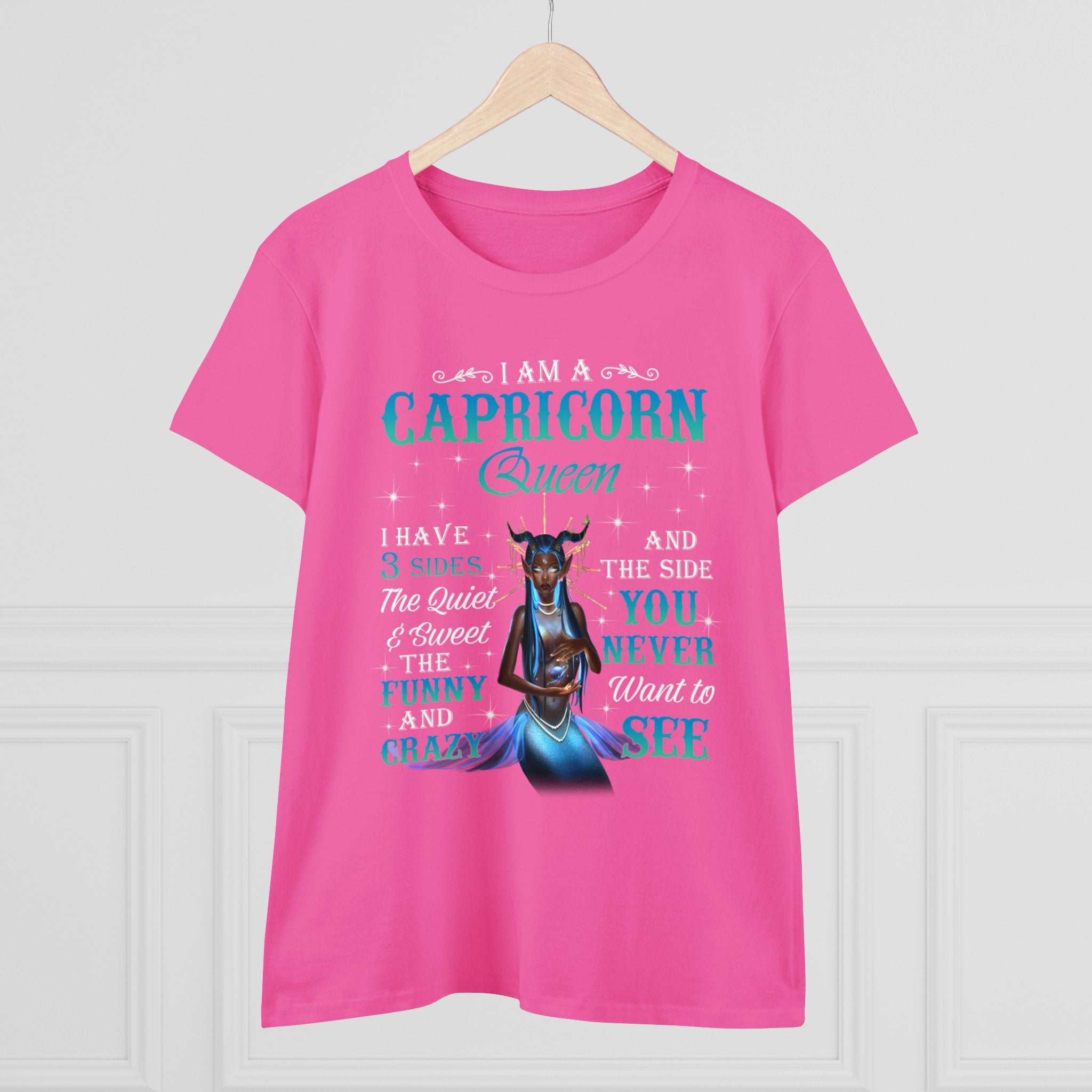 Capricorn Queen Women's Heavy Cotton Tee