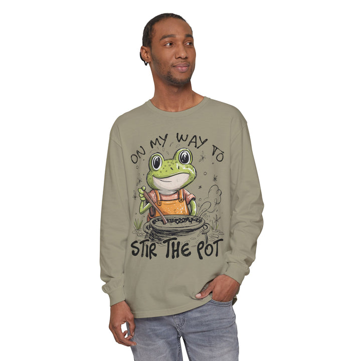 On My Way To Stir the Pot Long Sleeve T-Shirt - Beguiling Phenix Boutique