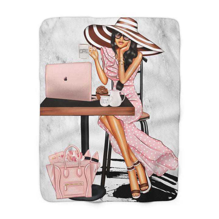 Coffee & Goals Fleece Blanket - Beguiling Phenix Boutique