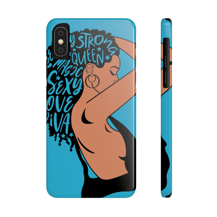 Strong Queen Slim Phone Cases - Beguiling Phenix Boutique
