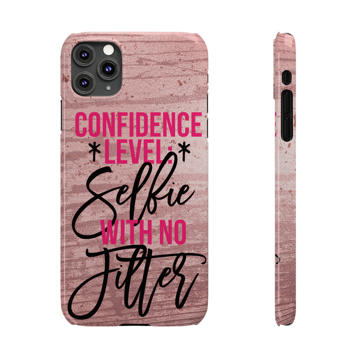 Confidence Level Slim Phone Case - Beguiling Phenix Boutique