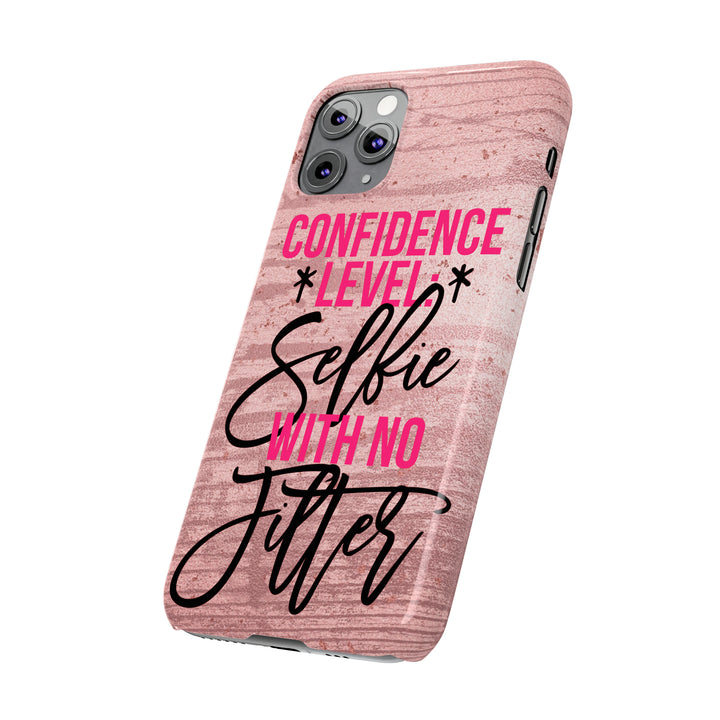 Confidence Level Slim Phone Case - Beguiling Phenix Boutique