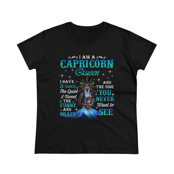 Capricorn Queen Women's Heavy Cotton Tee - Beguiling Phenix Boutique