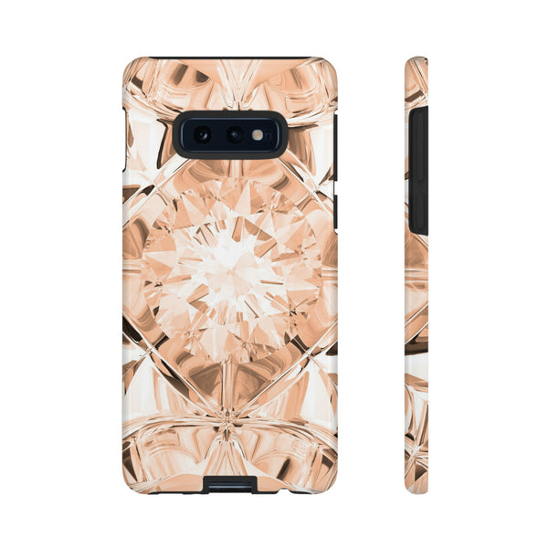 Peach Diamond Tough Phone Cases - Beguiling Phenix Boutique