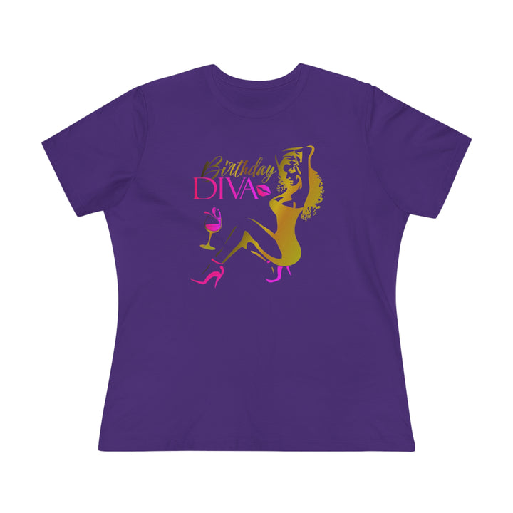 Birthday Diva Women's Premium Tee - Beguiling Phenix Boutique