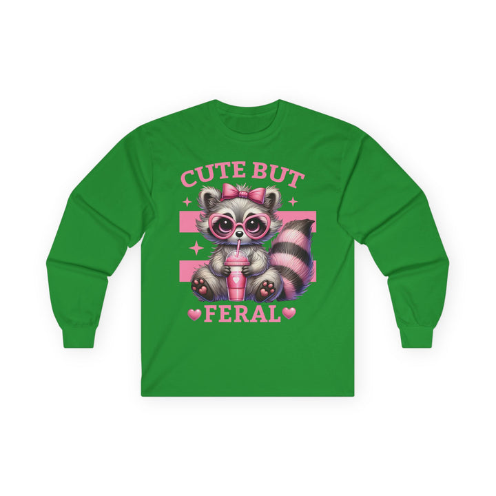Cute But Feral Long Sleeve Tee - Beguiling Phenix Boutique