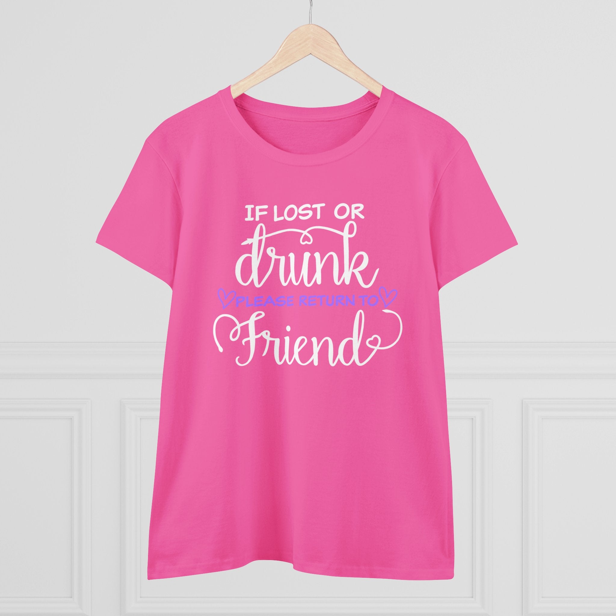 If Lost Or Drunk Women's Heavy Cotton Tee
