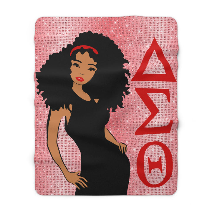 Delta Sigma Theta Fleece Blanket - Beguiling Phenix Boutique