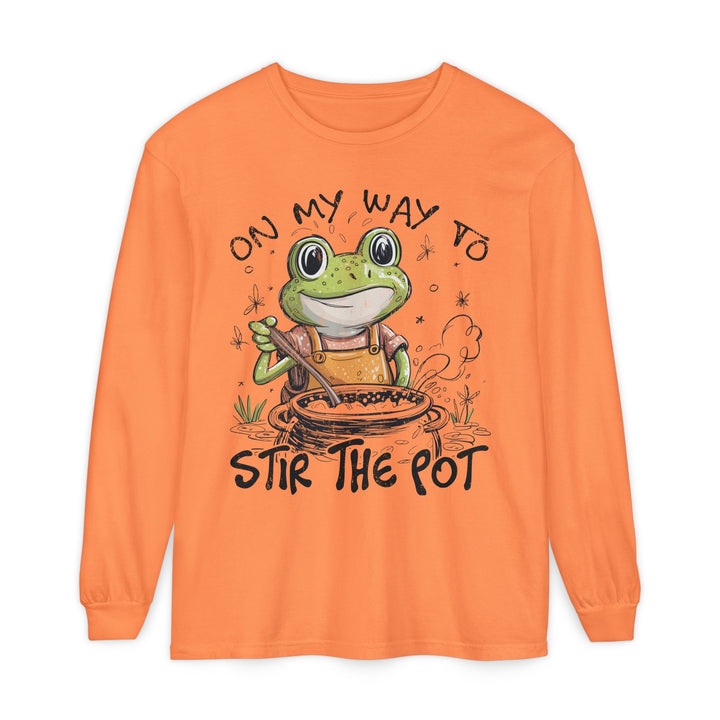 On My Way To Stir the Pot Long Sleeve T-Shirt - Beguiling Phenix Boutique