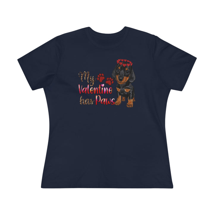 Valentine Has Paws Women's Premium Tee - Beguiling Phenix Boutique