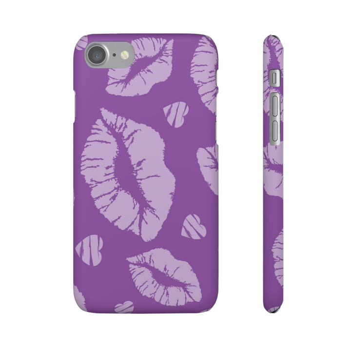 Purple Lips Phone Snap Cases - Beguiling Phenix Boutique