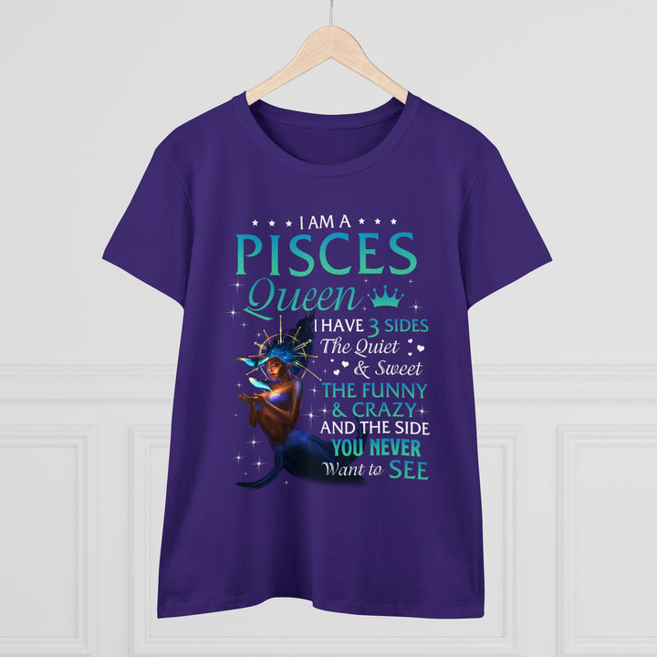 Pisces Queen Women's Heavy Cotton Tee - Beguiling Phenix Boutique