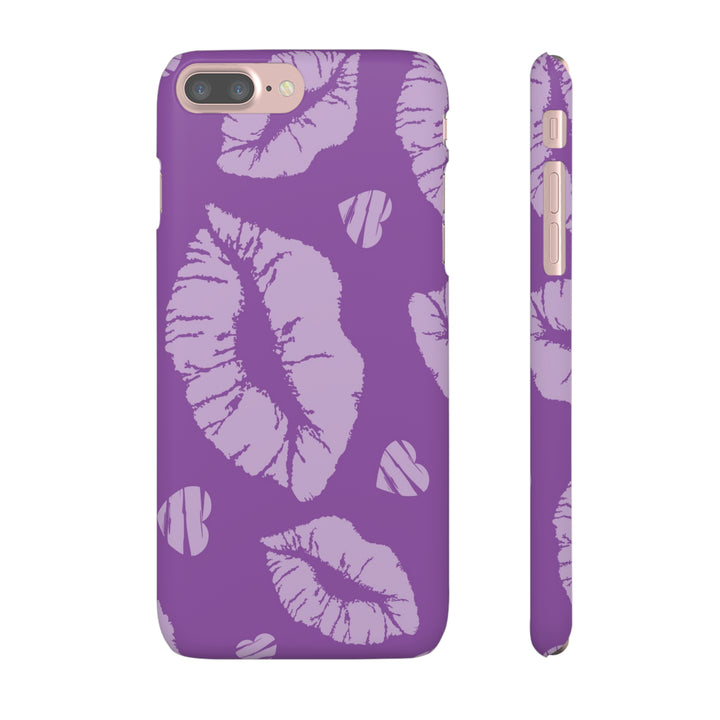 Purple Lips Phone Snap Cases - Beguiling Phenix Boutique