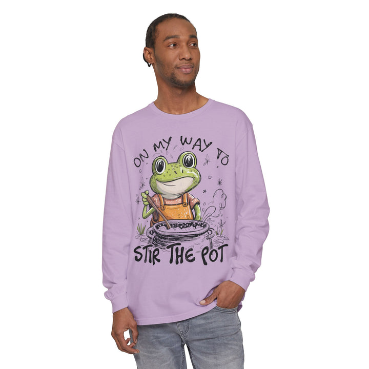 On My Way To Stir the Pot Long Sleeve T-Shirt - Beguiling Phenix Boutique