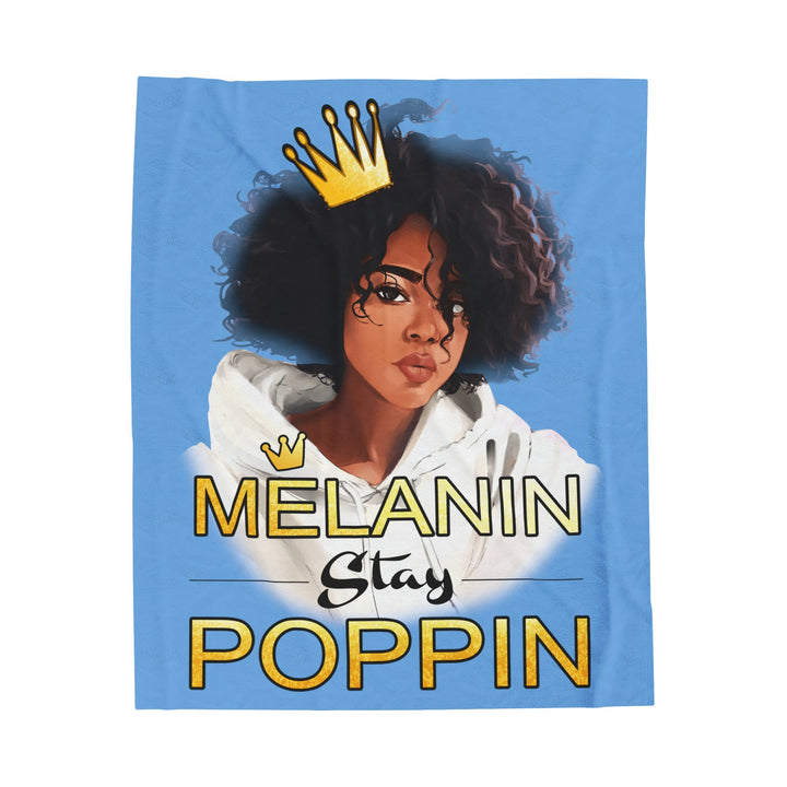 Melanin Stay Popping Plush Blanket - Beguiling Phenix Boutique