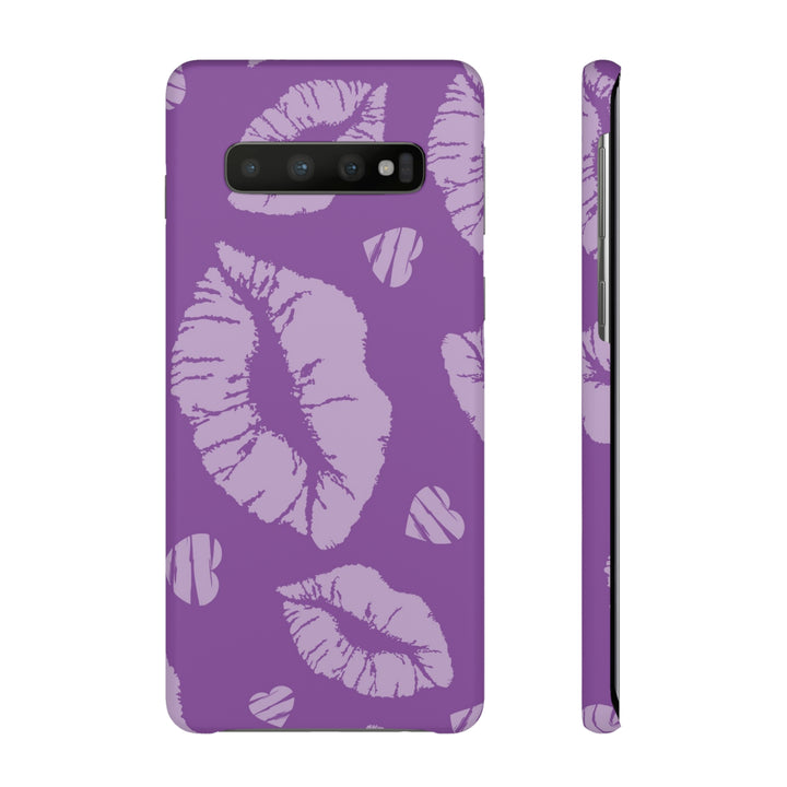 Purple Lips Phone Snap Cases - Beguiling Phenix Boutique