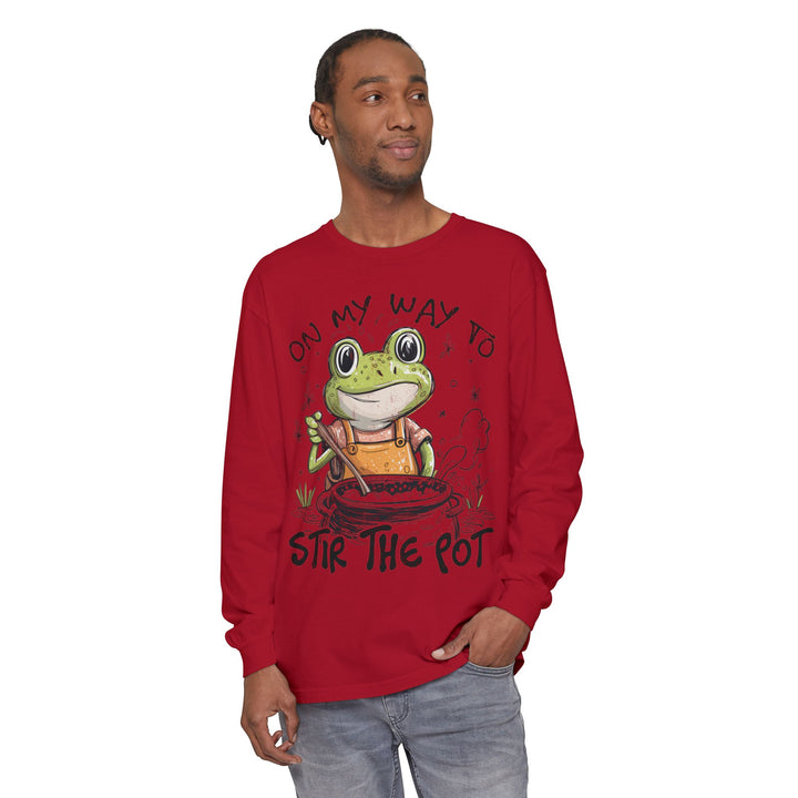 On My Way To Stir the Pot Long Sleeve T-Shirt - Beguiling Phenix Boutique
