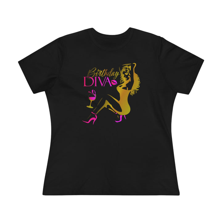 Birthday Diva Women's Premium Tee - Beguiling Phenix Boutique