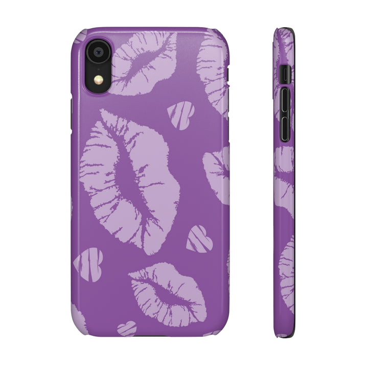 Purple Lips Phone Snap Cases - Beguiling Phenix Boutique