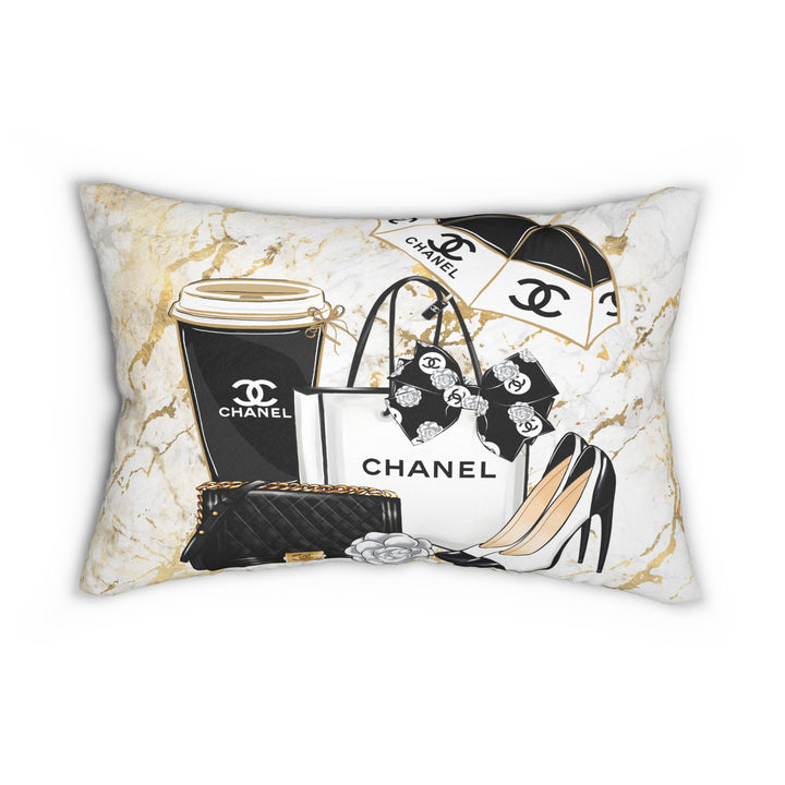 Monogram Lumbar Pillow - Beguiling Phenix Boutique