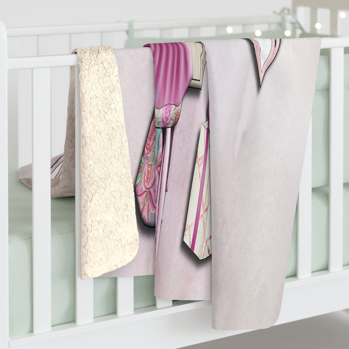 Happy Mothers Day Sherpa Fleece Blanket (ADD A PICTURE) - Beguiling Phenix Boutique