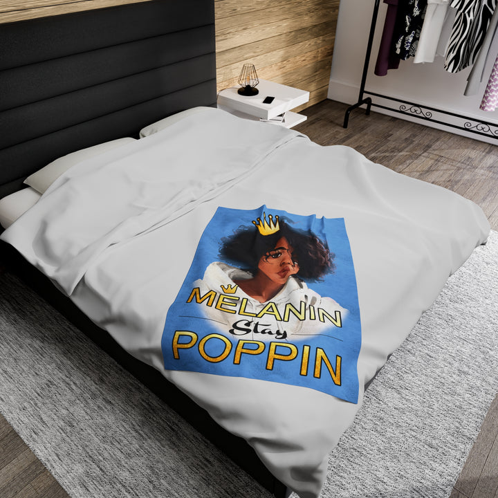 Melanin Stay Popping Plush Blanket - Beguiling Phenix Boutique