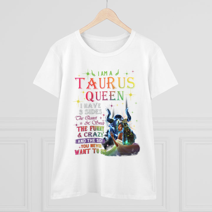 Taurus Queen Women's Heavy Cotton Tee - Beguiling Phenix Boutique